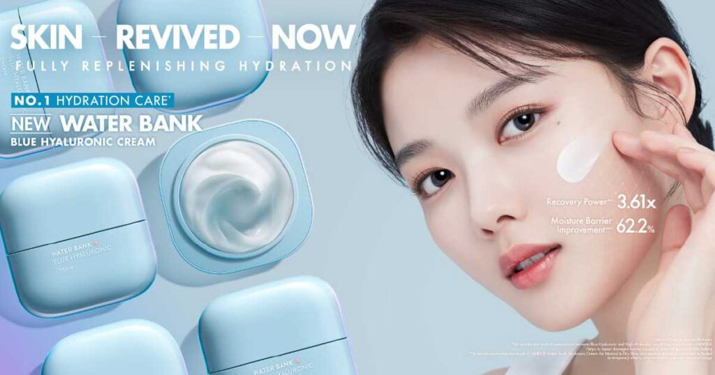 LANEIGE marca #1 del K-Beauty 6 Laneige water bank blue hyaluronic producto de cosmética