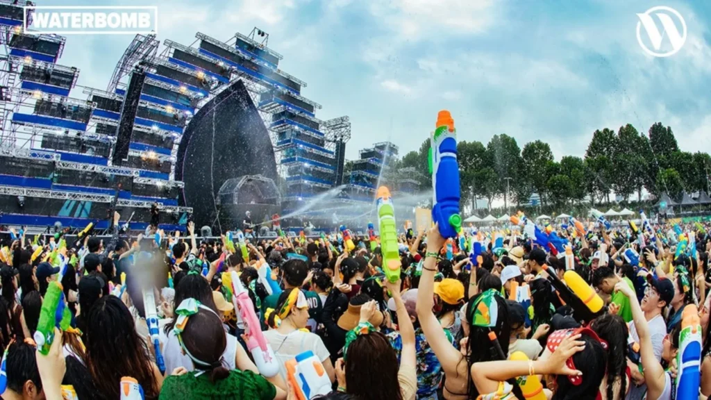 Waterbomb Festival: Una Explosión de Música y Diversión Acuática en Corea del Sur 6 Imágenes del waterbomb festival