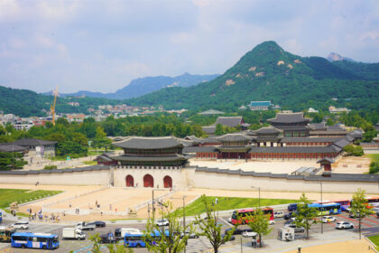 Patrimonio Cultural de Corea del Sur, vista panorámica de palacios