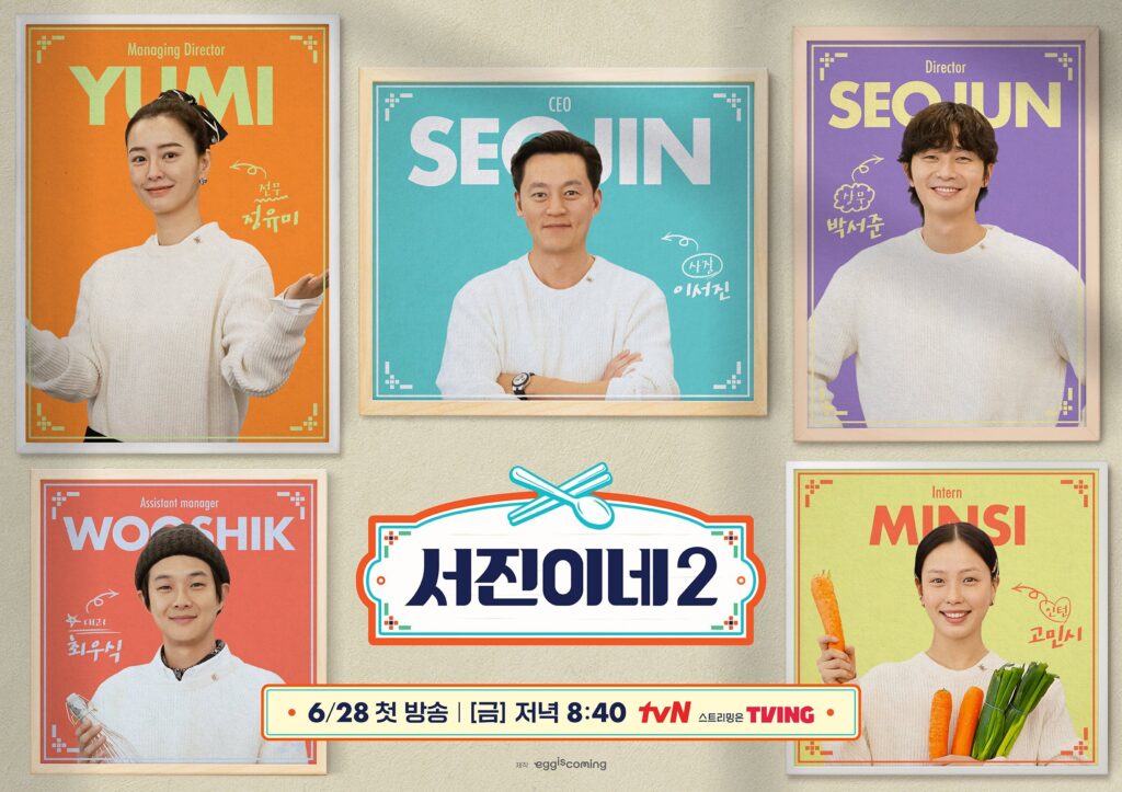 La Actriz Go Min-si y sus roles desafiantes 4 La actriz Go Minsi junto al elenco de La cocina de Jinny o Jinny´s Kitchen
