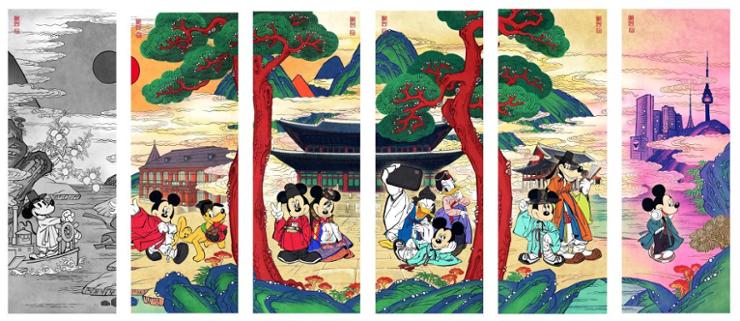 Disney y el Palacio real de corea se unen
