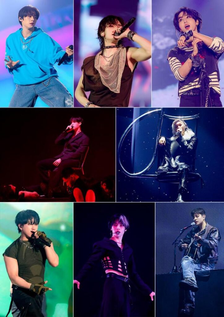 'dominATE de Stray Kids inició su gira 2024 incendiando Seúl 3 Los miembreo de Stray Kids presentaron canciones inéditas en su nuevo show dominATE