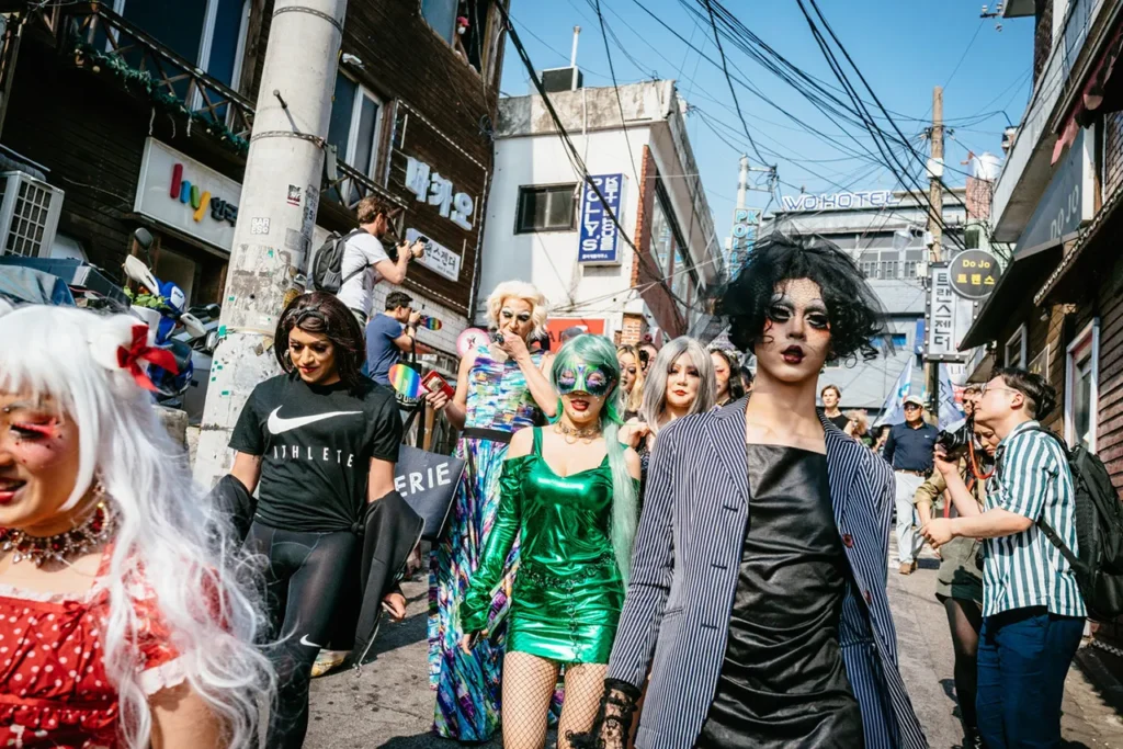 El Desfile Drag de Seúl, una fiesta para todos 4 El drag parade tuvo gran repercusión en Corea del Sur