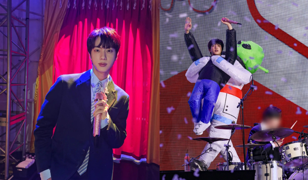 El 1er álbum de Jin de BTS, Happy es un fuego! 5 BTS jin concierto para fans dia 1