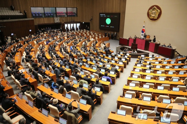 Ley Marcial en Corea, el gran papelón del presidente 3 La asamblea nacional reunida para revocar la ley marcial