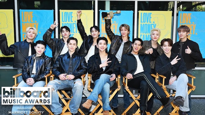 El K-pop y los Billboard Music Awards 2024 5 El grupo de k-pop Seventeen en los Bollboard Music Awards 2024