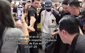 El Acoso a Idols, la Pandemia que el K-Pop No Logra Contener 3 Cha eun woo pasa un momento peligroso en el aeropuerto de brasil por una multitud de fans