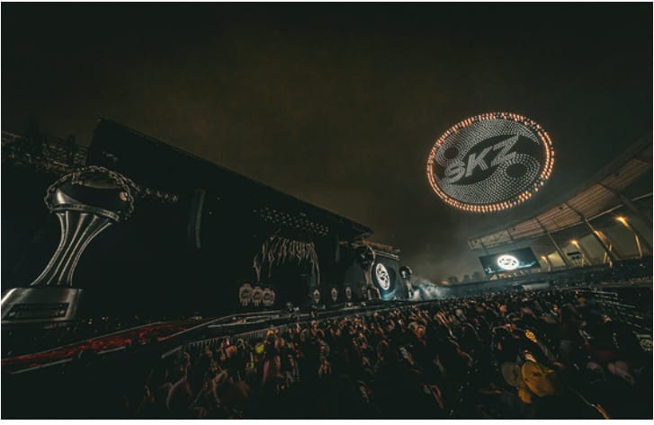 Drones final de gira stray kids 2025-10-20 170116 Final de gira dominATE Stray kids, seúl
