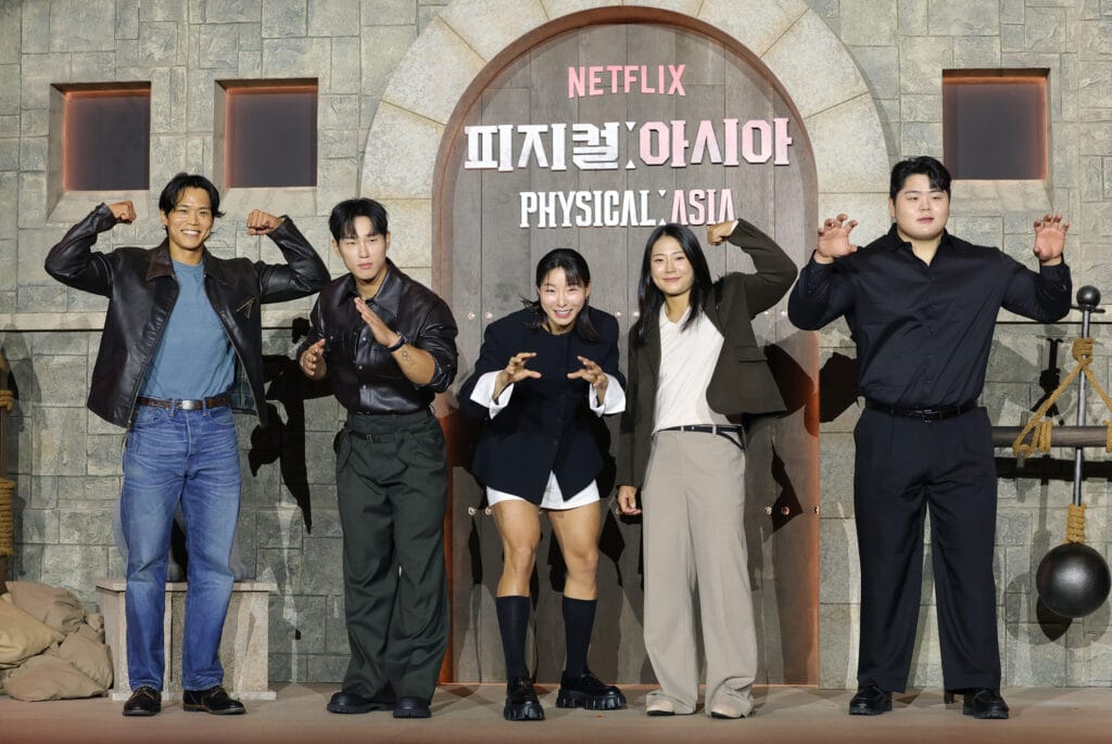 Physical Asi a Korea team 123 Equipo coreano del reality show de Netflix Physical Asia