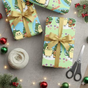 B-UIU wrap paper cute christmas 