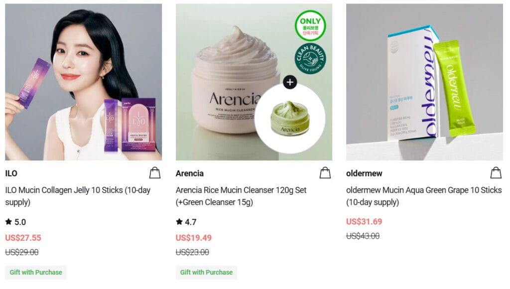 Olive Young K-Beauty 2026: The End of Salons and the Rise of “Edible Biotech” 3 K-beauty trend 2026 olive young mucin