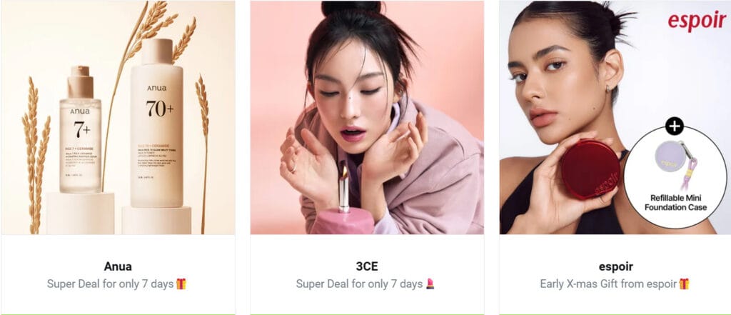 Productos populares de K-Beauty