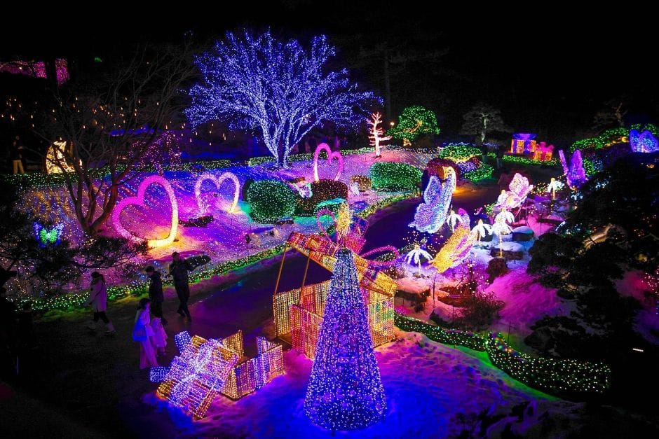 qué hacer en corea en invierno festivales de luces 